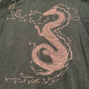 Her Universe Hot Topic Studio Ghibli Spirited Away Haku Dragon hoodie XL